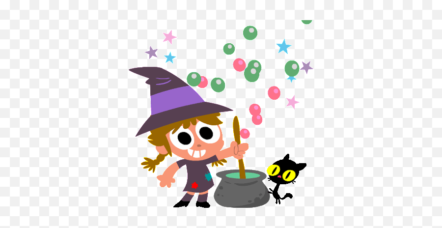 Hallowmoji - Fun Halloween Emojis By Jue Rui Fictional Character,Witch Emoji