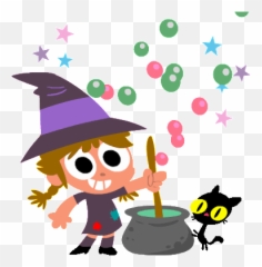 Hallowmoji - Fun Halloween Emojis By Jue Rui Fictional Character,Witch Emoji