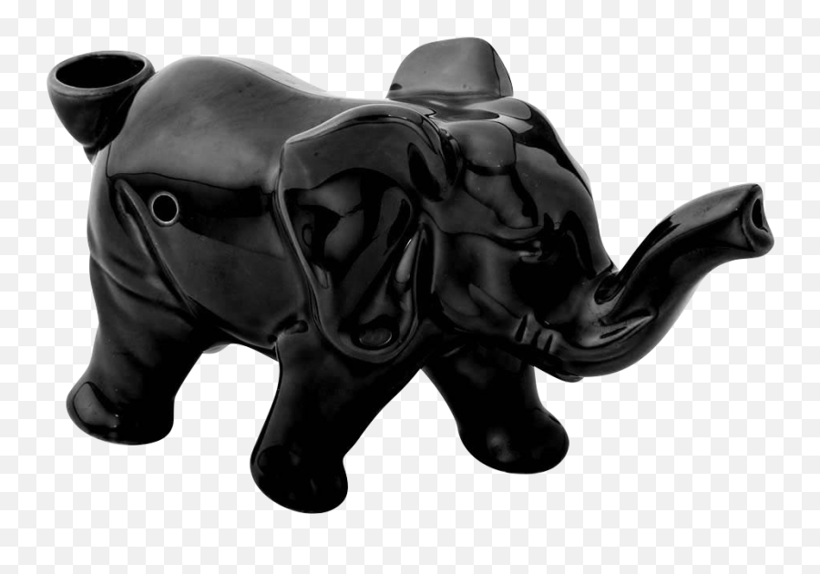 Lucky Elephant Ceramic Pipe - Decorative Emoji,Winkie Emoji