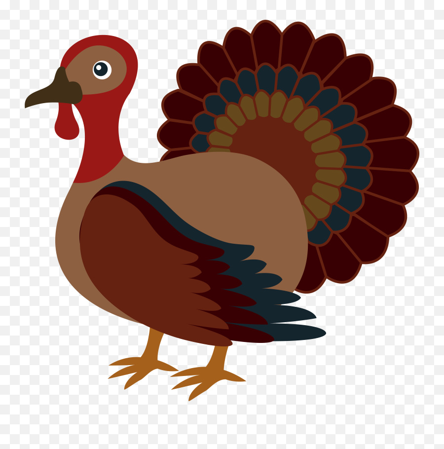 Thanksgiving Day Turkey Clipart 2 - Clipart Thanksgiving Turkey Emoji,Thanksgiving Emojis