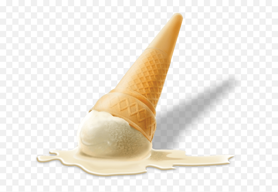 Ice Cream - Sketch Of Melting Ice Cream Emoji,Ice Cream Cone Emoji