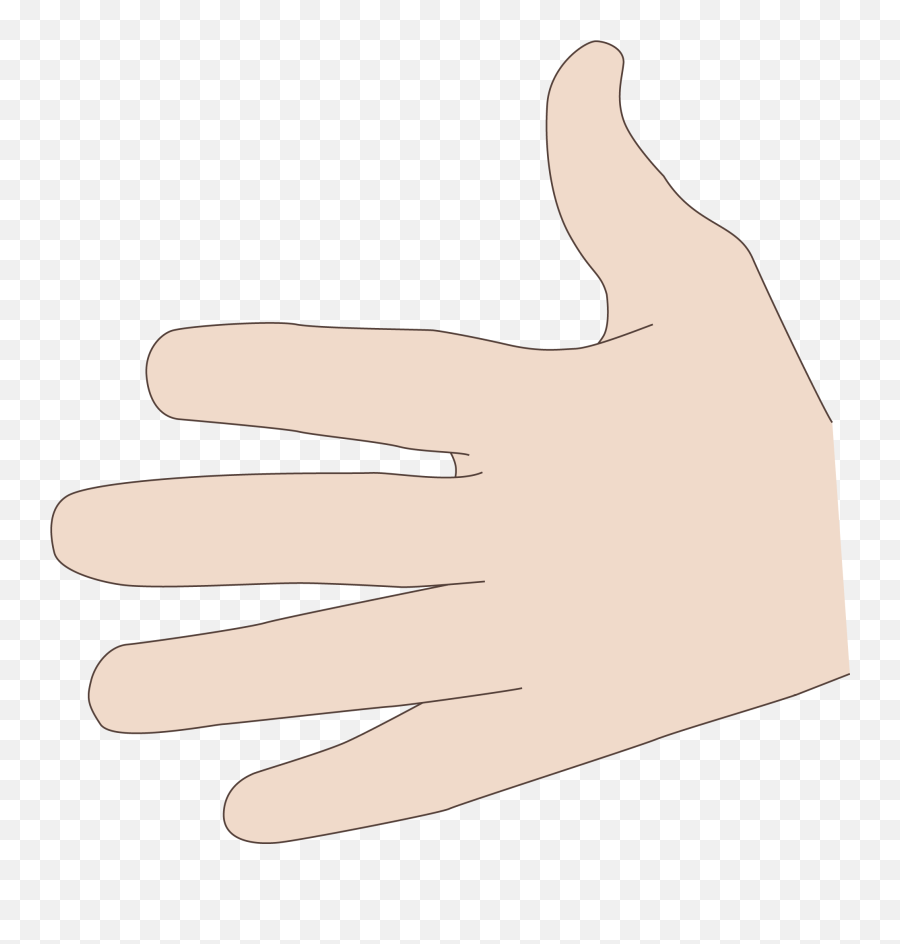 Coding Manual All Fingers Spread Outward - Thumb Clipart Sign Language Emoji,Two Fingers Up Emoji