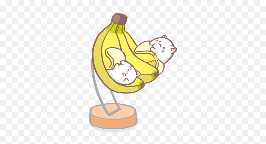 Bananas Clipart Kawaii Bananas Kawaii Transparent Free For - Bananya Bunch Emoji,Banana Peel Emoji