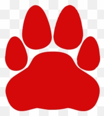 Library Of Cat Paw Picture Library Stock Png Files - Dog Red Paw Print Emoji,Dog Prints Emoji