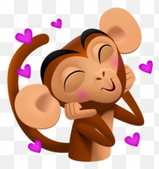 Meet Silly Monkey In The Virtual Gift - Happy Emoji,Paltalk Emoticons Codes