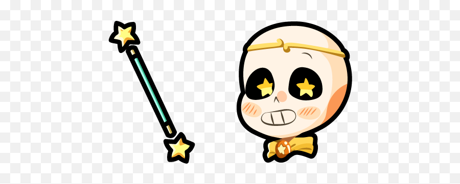 Undertale And Staff Cursor - Dream Sans Staff Emoji,Undertale Flowey Emotions