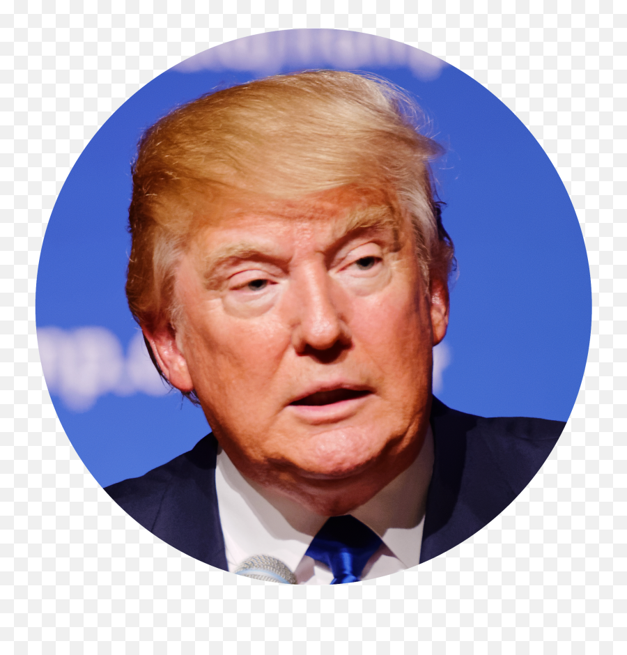 Donald Trump Icon - Donald Trump Circle Png Emoji,Image Donald Trump Emoticon
