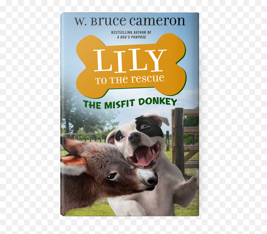 Bruce Cameron - Lily To The Rescue Series W Bruce Cameron Emoji,Emoticon Long Blonde Haired Girl With Beagle Dog