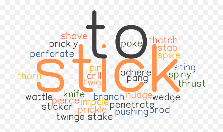 Synonyms And Related Words - Dot Emoji,Emotion Poking Stick
