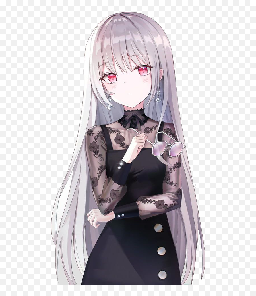 Anime Animegirl Girl Cutegirl Sticker By - Anime Girl In A Fancy Dress Emoji,Emoji Girl Clothes