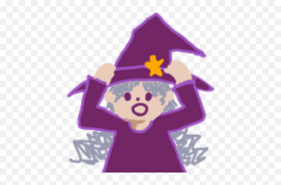 Sticker Maker - Emojis Happy Halloween 3byyessy Fictional Character,Witch's Hat Emoji