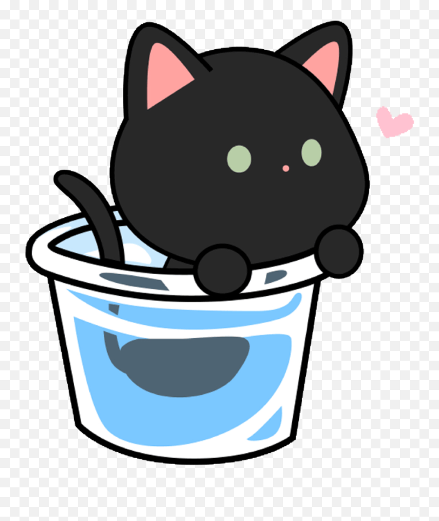 Emotions Clipart Cat Emotions Cat - Cute Black Cat Transparent Emoji,Cat Emotions Chart