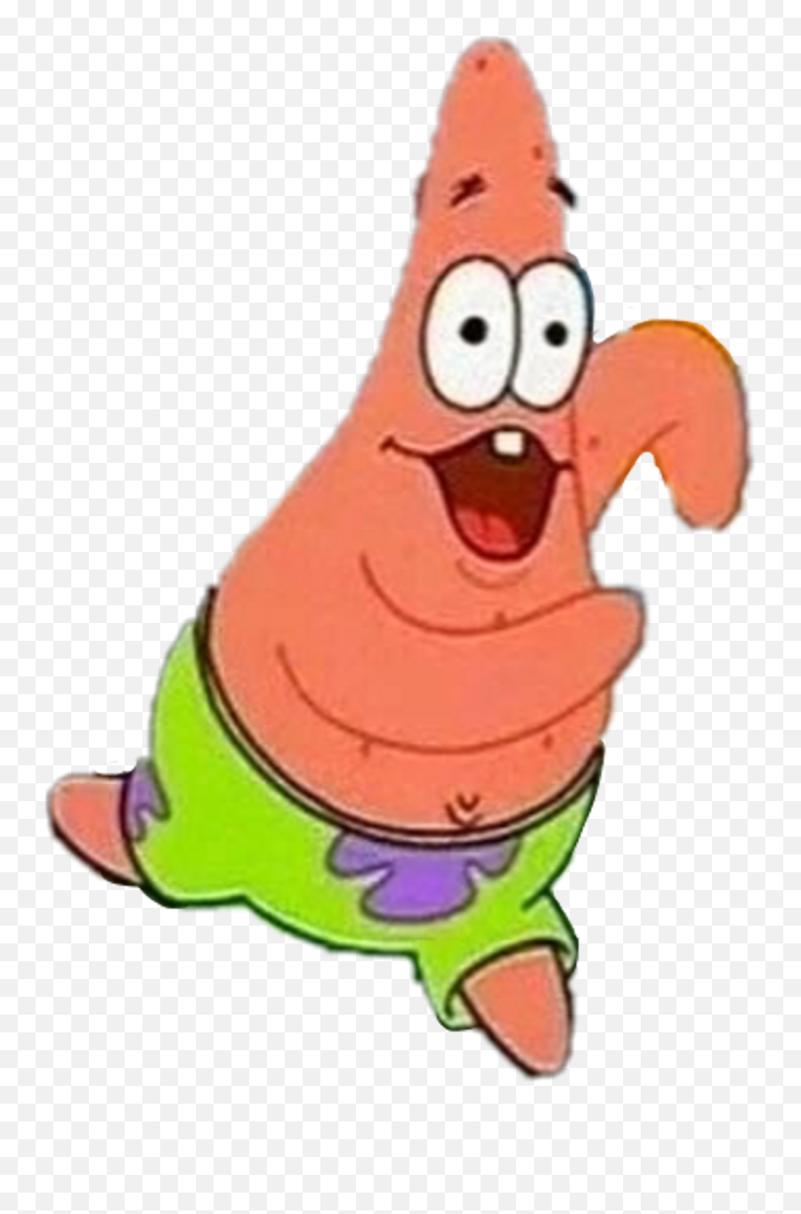 Spongebob Sticker - Patrick Star Derp Png Clipart Full Patrick Star Stickers Emoji,Derp Emojis Trasparent