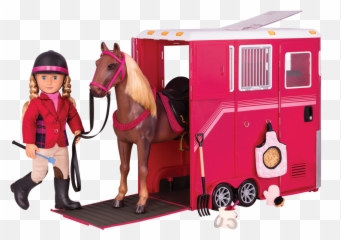 Deluxe Riding Bundle - Our Generation Doll Horse Set Emoji,Animated Super Horse Emoticon