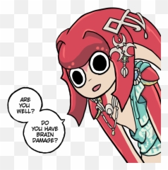 Can Mipha Heal Brain Injuries - Link X Mipha Emoji,Brain Emotion Memes