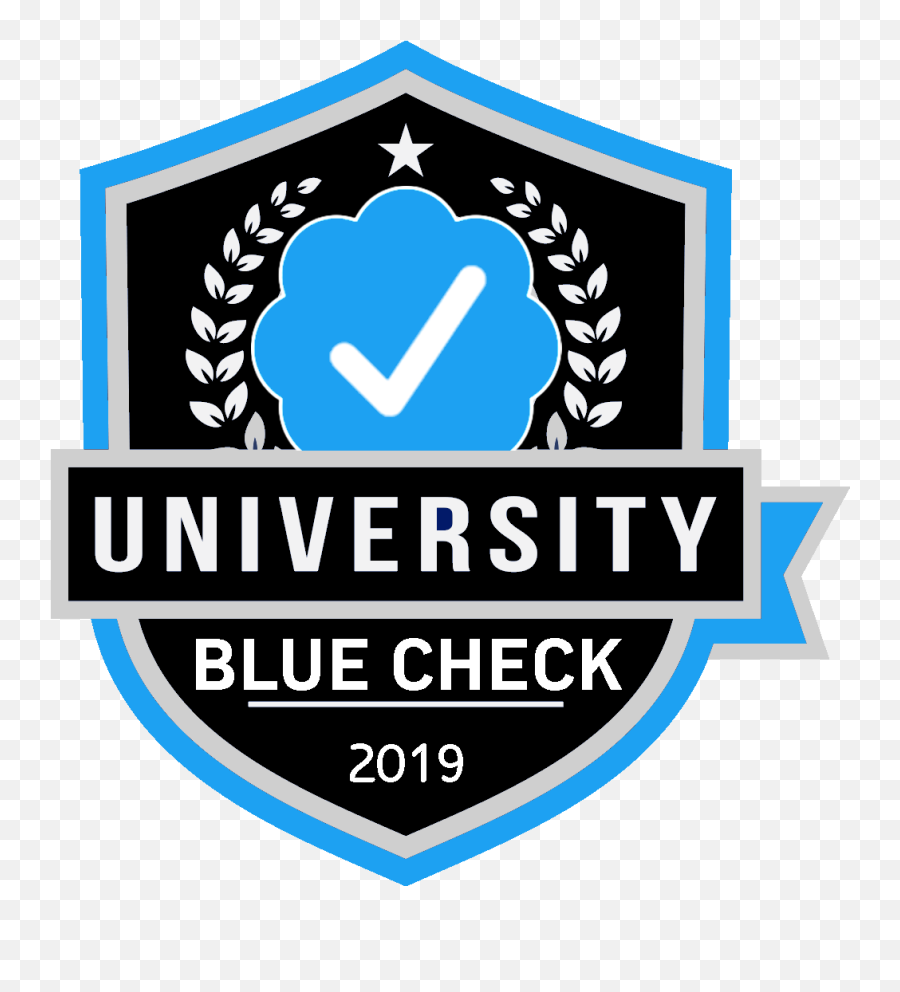 The Legend Of Eve Fartlow Blue Check University - Logo University College Template Emoji,Fox News Emoji Story