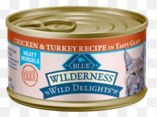 Blue Buffalo Wilderness Wild Delights High Protein Grain Free Natural Adult Meaty Morsels Wet Cat Food Chicken U0026 Turkey 3 - Oz Can Emoji,What Emotion Is This Cat Showing Next To Pancakes