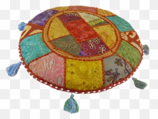 Kissen Rund - Child Art Emoji,Kik Avocado Emoji