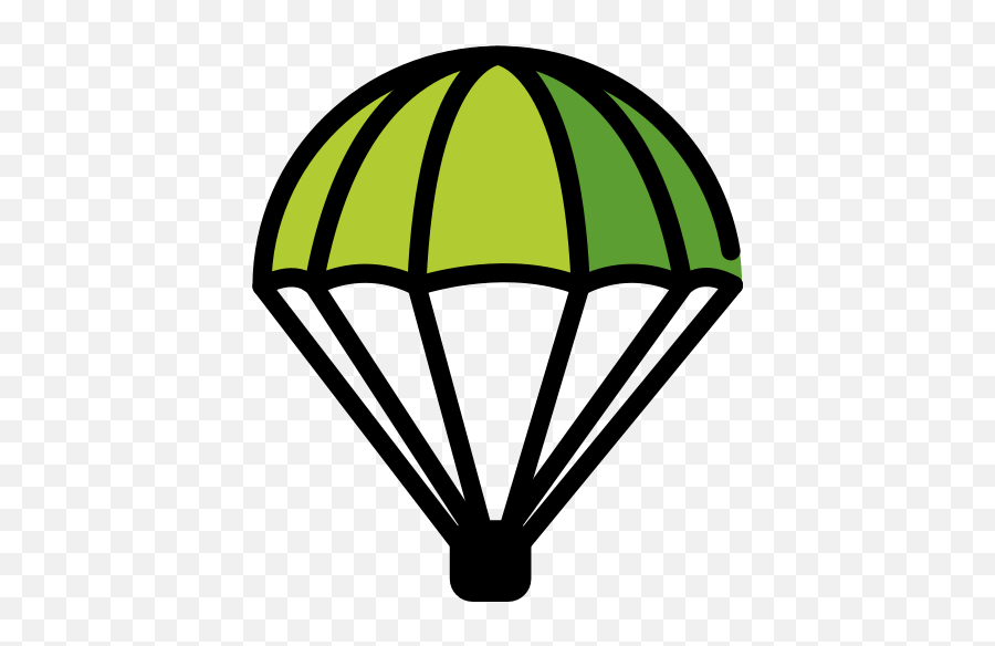 Parachute Emoji Clipart - Parachute Emoji Png Download Parachute Emoji,Emoji Clipart