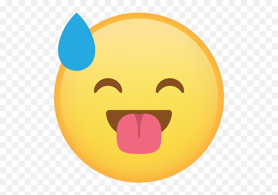 Grinning Face With Smiling Eyes - Canva Emoji,Grinning Sweat Emoji