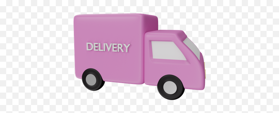 Premium Delivery Truck 3d Illustration Download In Png Obj Emoji,Delivery Van Emoji Png