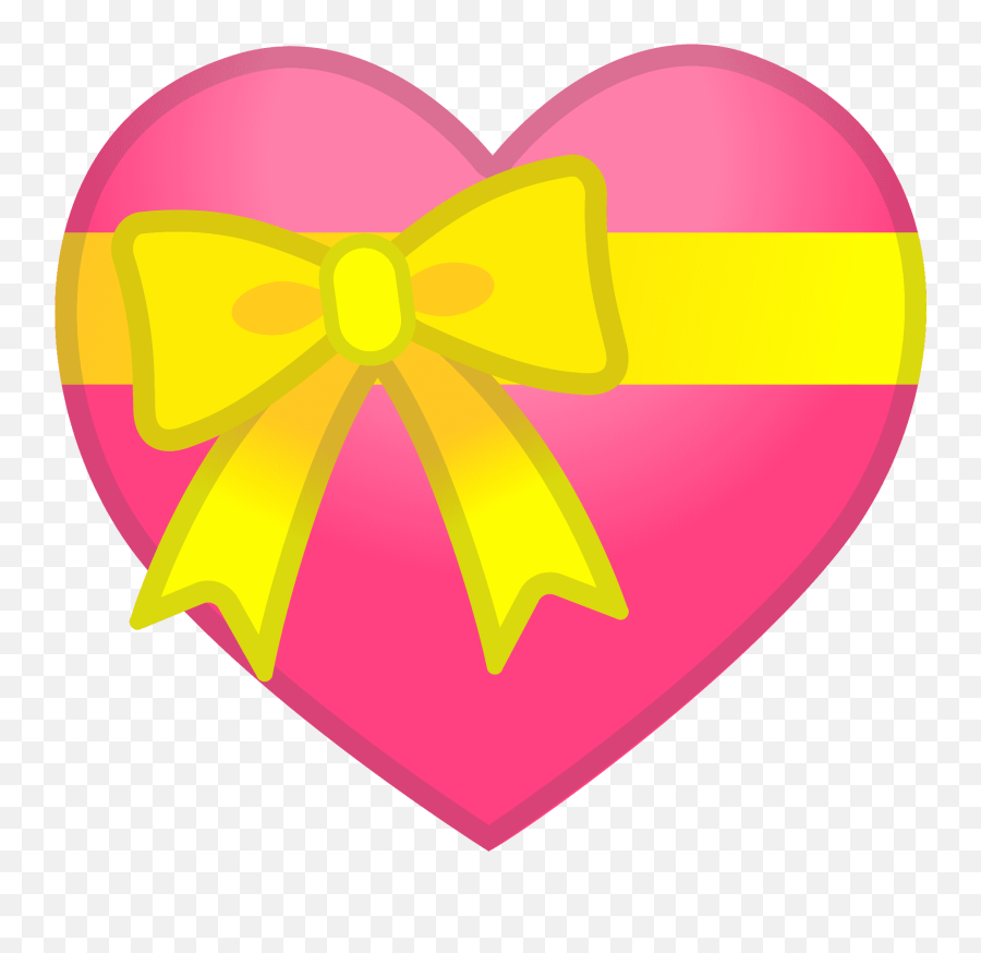 Heart With Ribbon Emoji Clipart - Heart With Ribbon Emoji,Bow Emoji