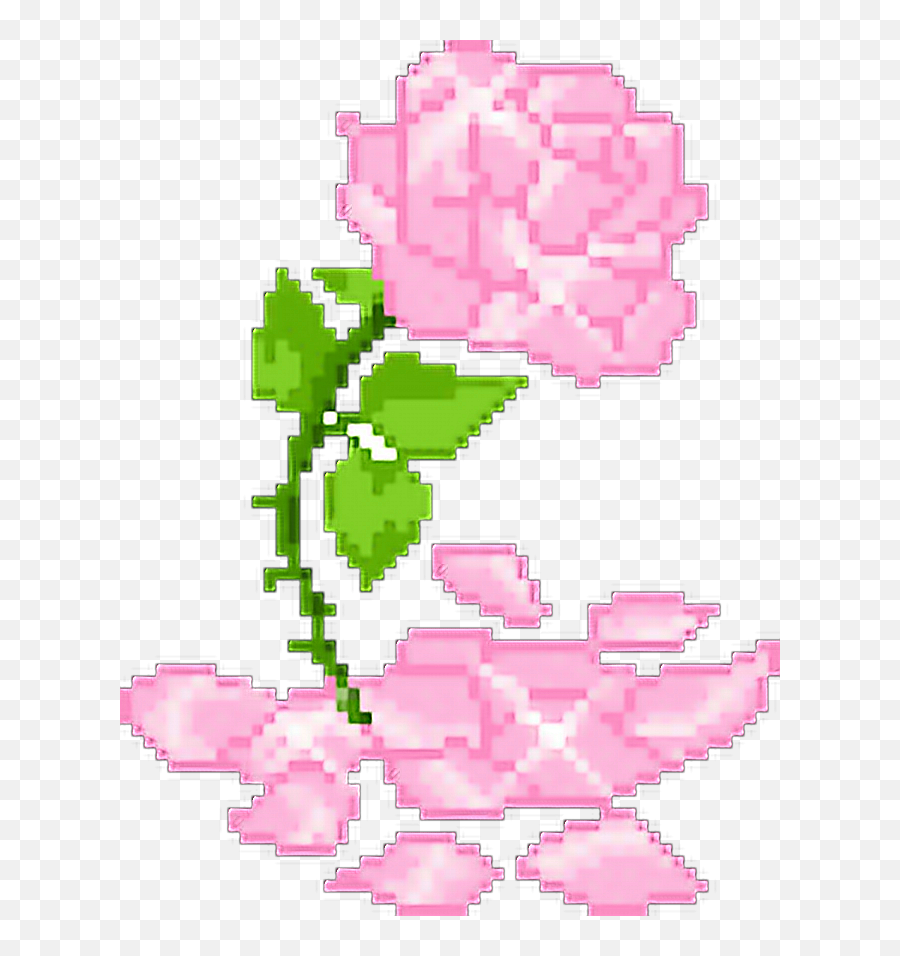 Top Flower Scenery Stickers For Android U0026 Ios Gfycat - Transparent Rose Pixel Art Emoji,Throwing Flowers Emoticon
