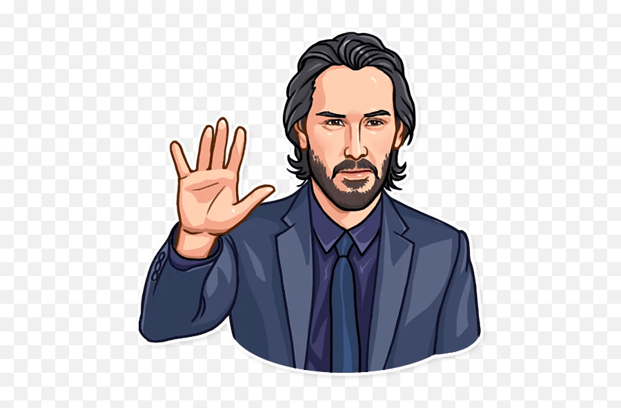 Keanu Reeves - Telegram Sticker Keanu Reeves Stickers Telegram Emoji,Telegram Emoji Stickers