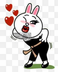 Line Stickers - Cony And Brown Danse Emoji,Mouse Bunny Bear Emoji