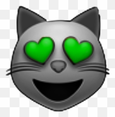 Catemoji Cat Hearteye Sticker - Happy,Kitty Emoticon Text
