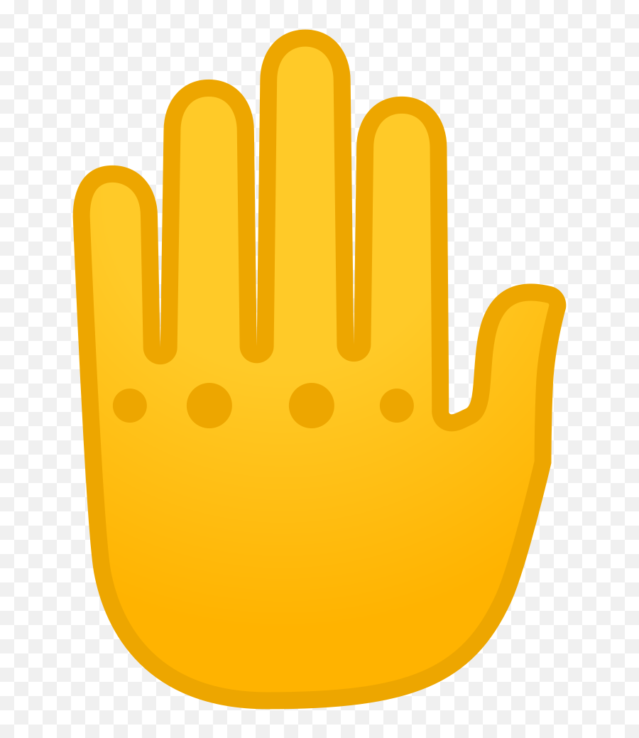 Raised Back Of Hand Emoji Meaning - Back Of Hand Emoji,Hand Emoji