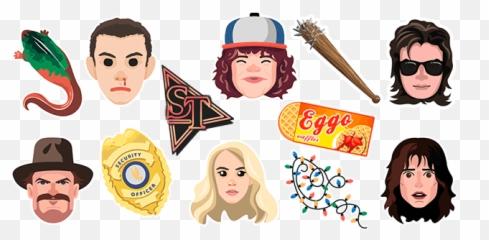 Stranger Things Cursor Collection - For Adult Emoji,Stranger Things Emoji