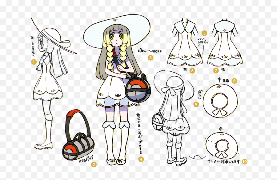 Lillie Concept Art - Pokemon Sun Moon Concept Art Emoji,Zero Emotion Meme