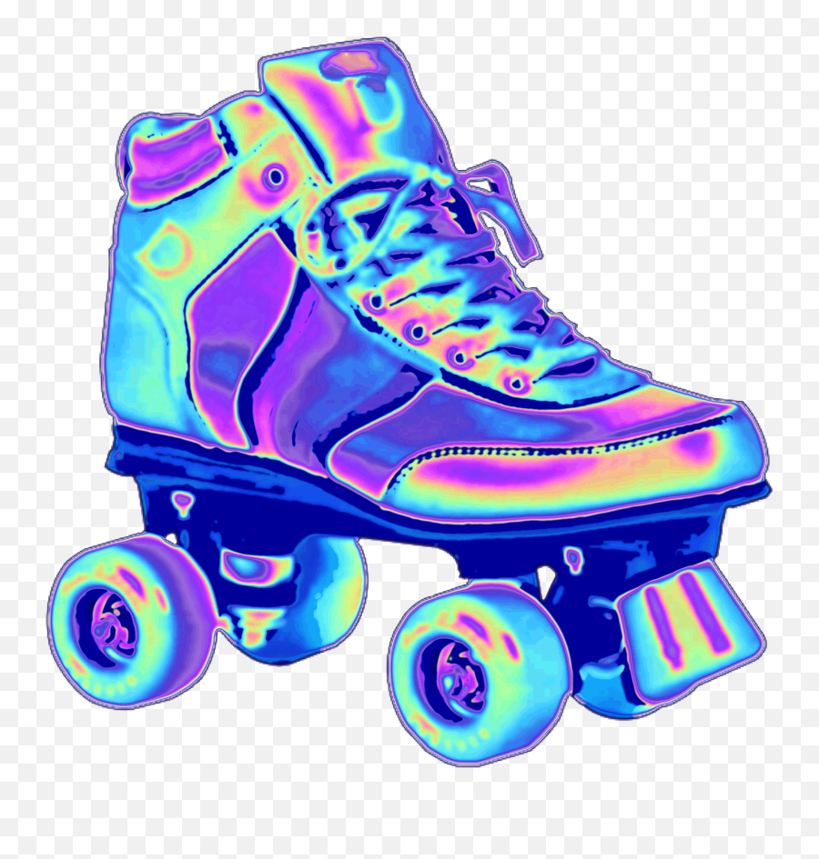 Skate Skates Holographic Sticker - Role La 100 Ron Emoji,Skate Emoji