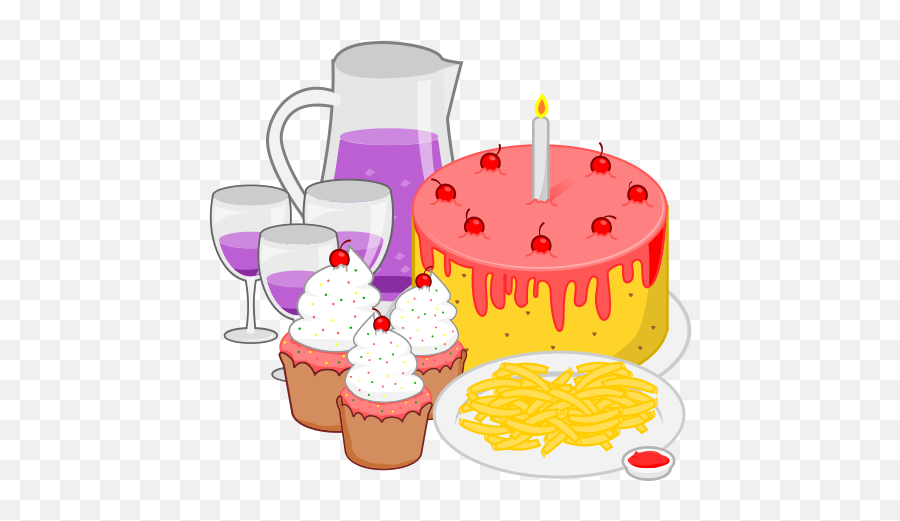 Party Food Clip Art Image - Clipsafari Party Food Clipart Emoji,French Fry Emoji