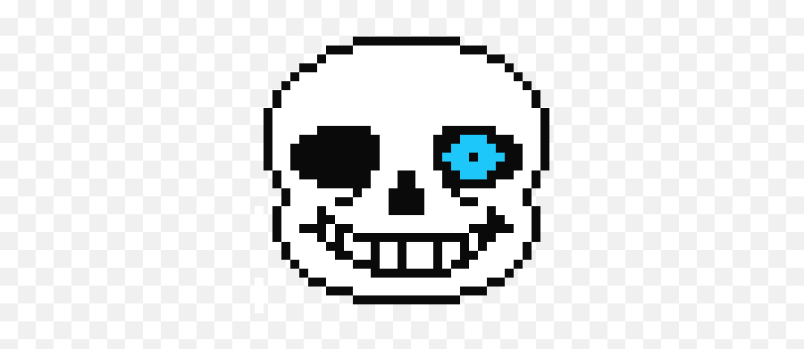Sans Sun And Moon By Columbus - Blue Eye Sans Head Transparent Emoji,Emoticons Minecraft Mpod