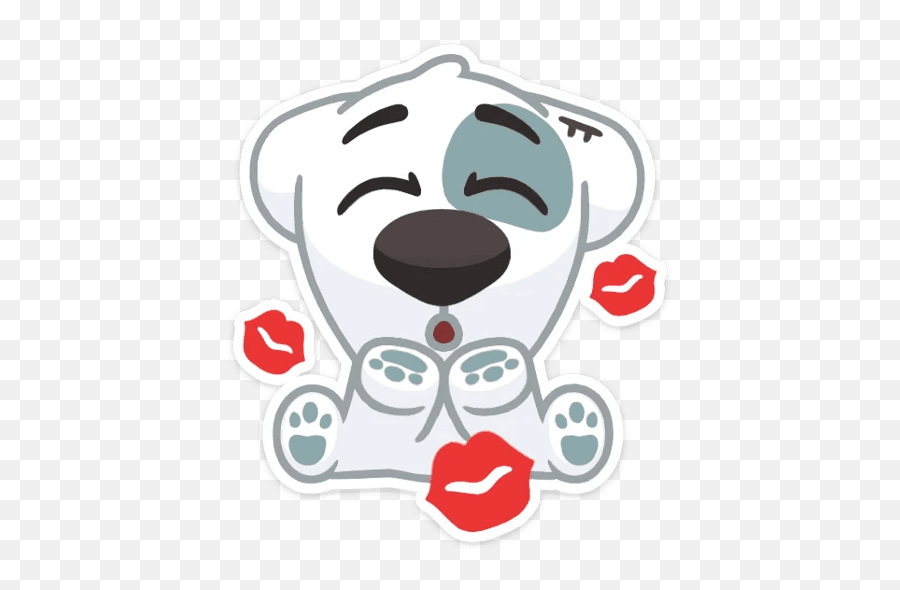 Kiss Telegram Stickers Sticker Search - Spotty Stickers Emoji,Bunny Kiss Gif Emojis