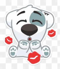 Kiss Telegram Stickers Sticker Search - Spotty Stickers Emoji,Bunny Kiss Gif Emojis