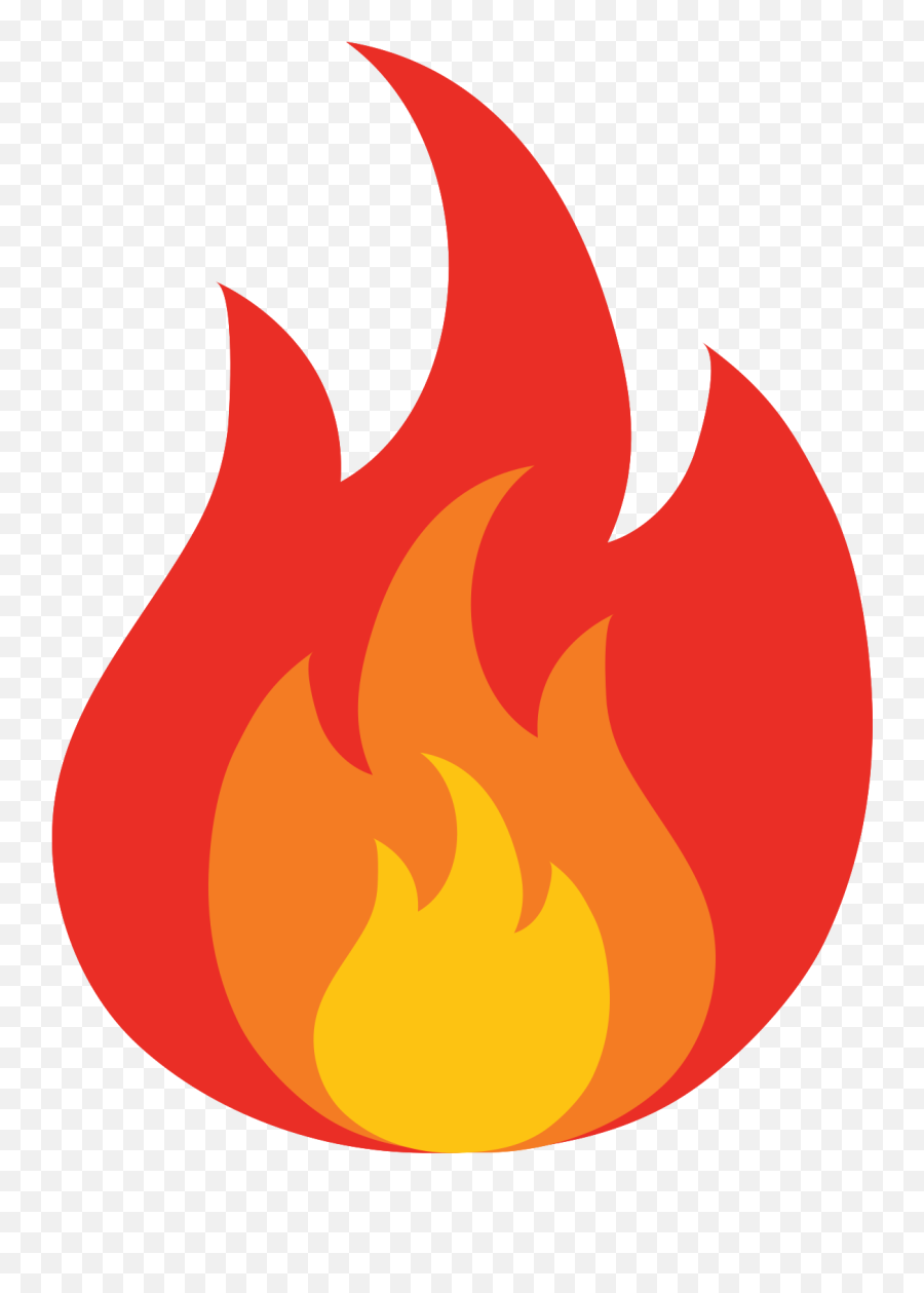 1188566 Png With Transparent Background - Fire Flat Design Png Emoji,Fire Emoticon Instagram