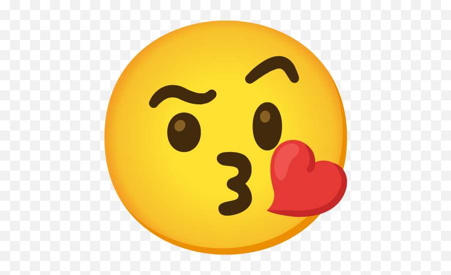 Face Blowing A Kiss Emoji - Emojis Android,Kissy Emoji