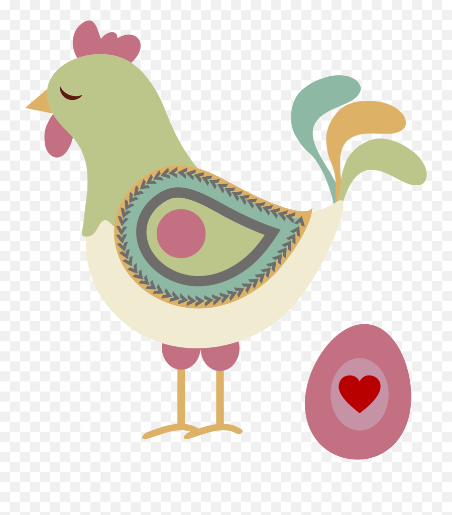Chicken Illustration Png - Abstract Chicken Clipart Emoji,Chinese Rooster Emojis
