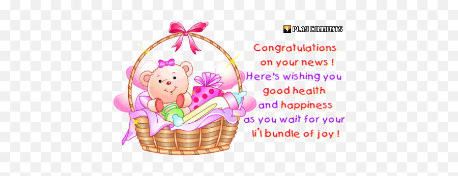 Congratulations Comments For Your Page - Congratulations Images For Good News Emoji,Emoticon Kiss Easter Basket