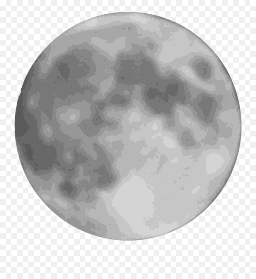 Black Stars And Moon Clipart - Full Moon Cartoon Moon Emoji,Moon And Stars Black And White Emoji