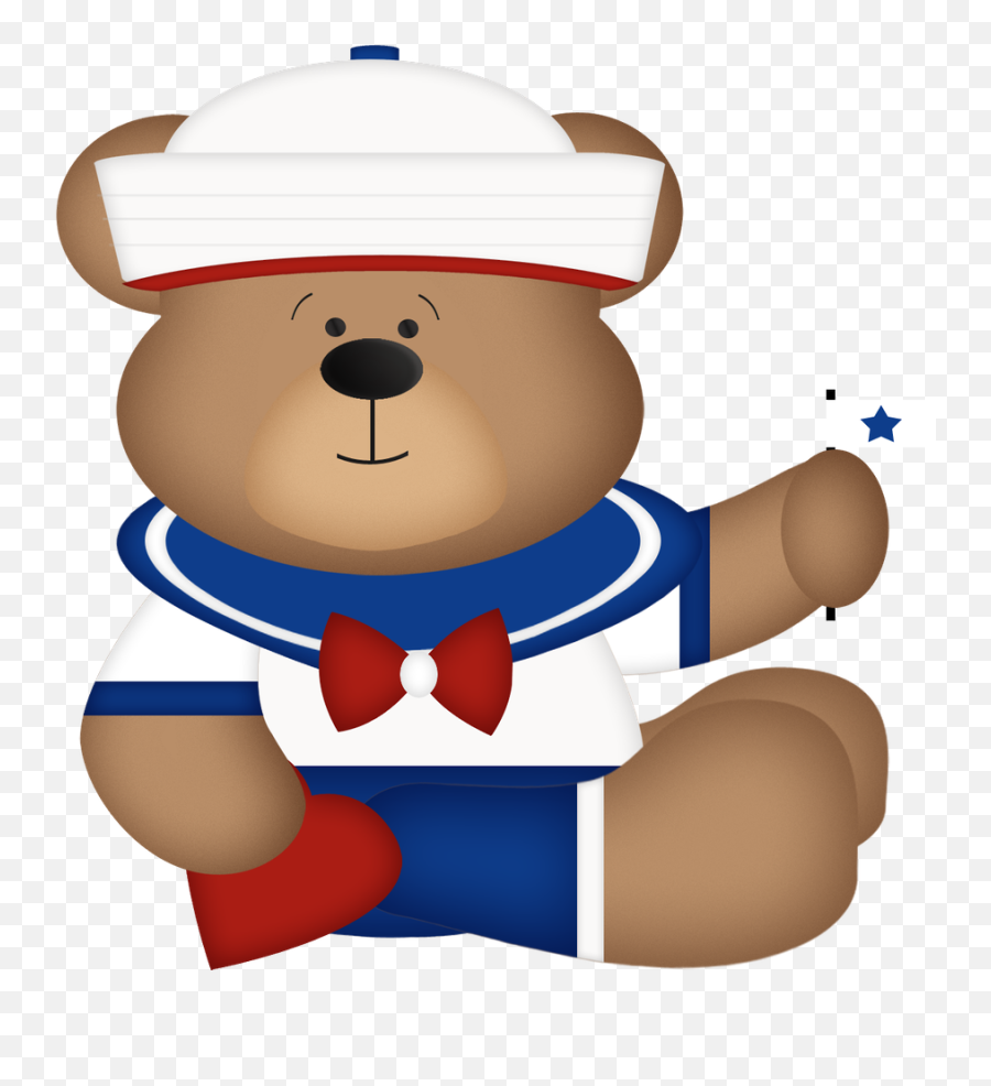 Clip Art Bear Wallpaper Cute Clipart - Urso Marinheiro Desenho Emoji,Bear Emoji Clipart