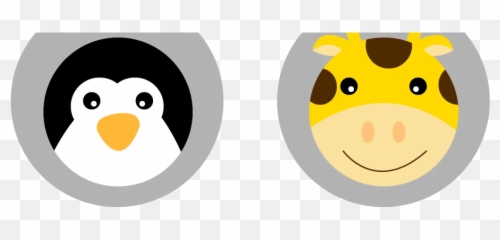 Vetor De Avatar De Animal Fofo Redondo - Happy Emoji,Vetor Emoticon