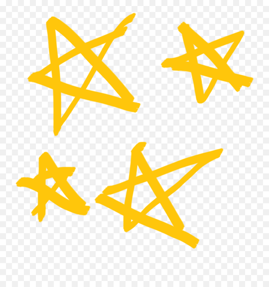 Stars Drawing Png - Draw Drawing Star Stars Starstickers Hand Drawn Star Doodle Png Emoji,Yellow Emoticons Star On Black Background