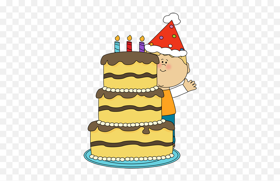 Boy With Birthday Cake Clip Art - Birthday Cake Kids Clipart Emoji,Emoji Cake Walmart