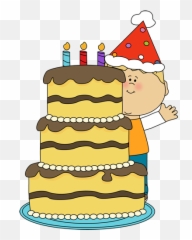 Boy With Birthday Cake Clip Art - Birthday Cake Kids Clipart Emoji,Emoji Cake Walmart