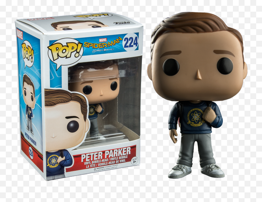 Peter Parker Vinyl Figure - Funko Pop Spiderman Homecoming 221 Emoji,Funko My Emojis