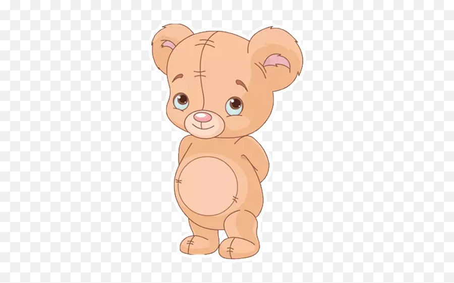 Bear Love - Transparent Cute Bear Cartoon Emoji,Whatsapp Emoticon Bear